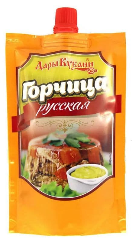 Горчица Русская 140г м/у Дары Кубани