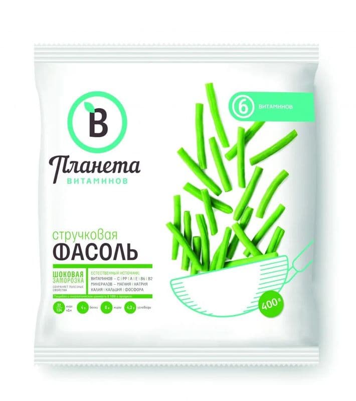 Фасоль 400гр Планета витаминов