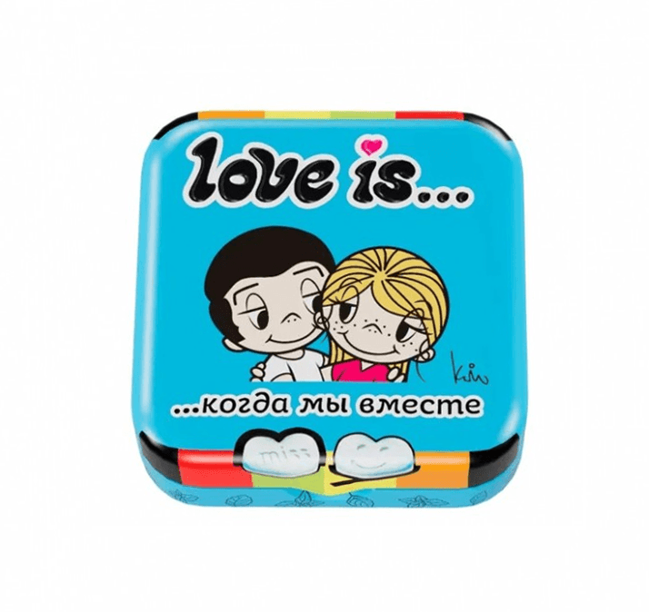 Конфеты освеж. Лав Из Мята 20 г 1*12