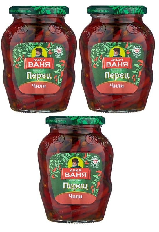 Перец Чили марин. 340г Дядя Ваня
