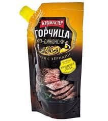 Горчица столовая По-Дижонски 140гр м/у Кухмастер