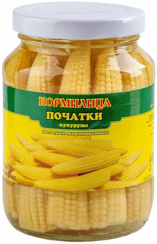 Початки кукурузы 370мл с/б Кормилица