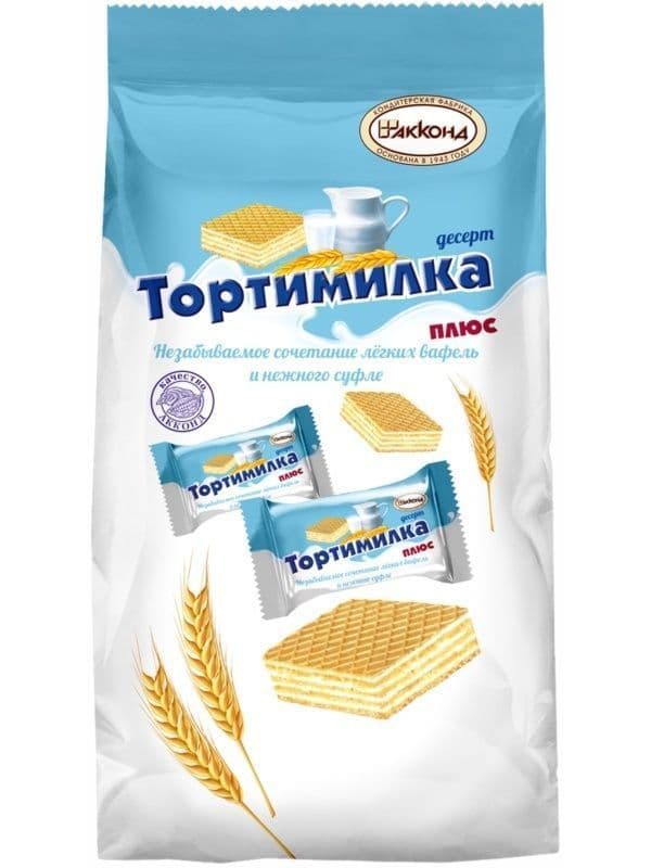 Вафли Тортимилка плюс 200г Акконд