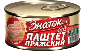 Паштет Пражский ГОСТ ж/б 100г Знаток