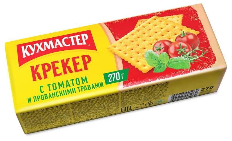 Крекер с Томатом и прованскими травами 270 гр Кухмастер