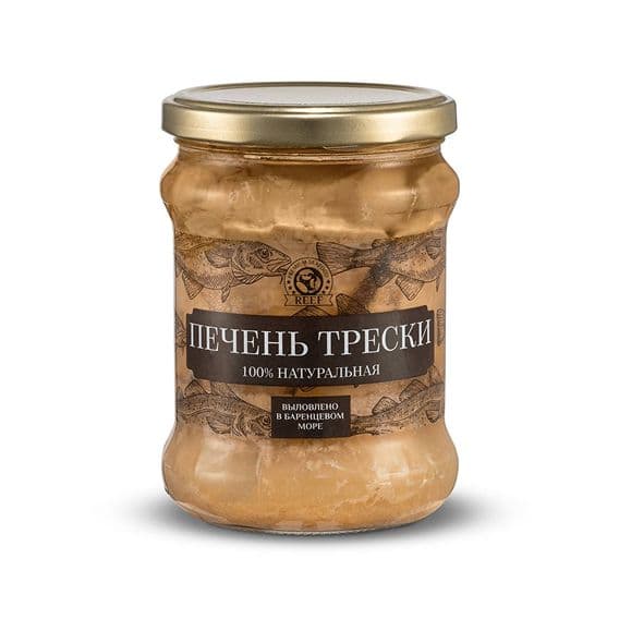 Печень трески атлант. ст/б 500г Вояджер