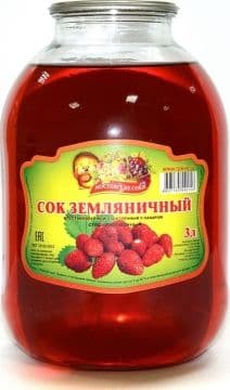 Сок Земляничный 3л*4 Мостовская