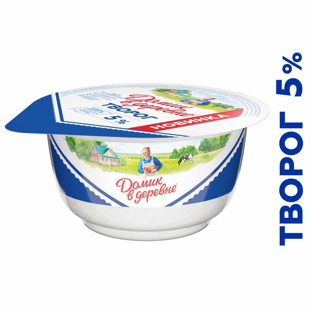 Творог 5% 340г барьер БЗМЖ Кубарус