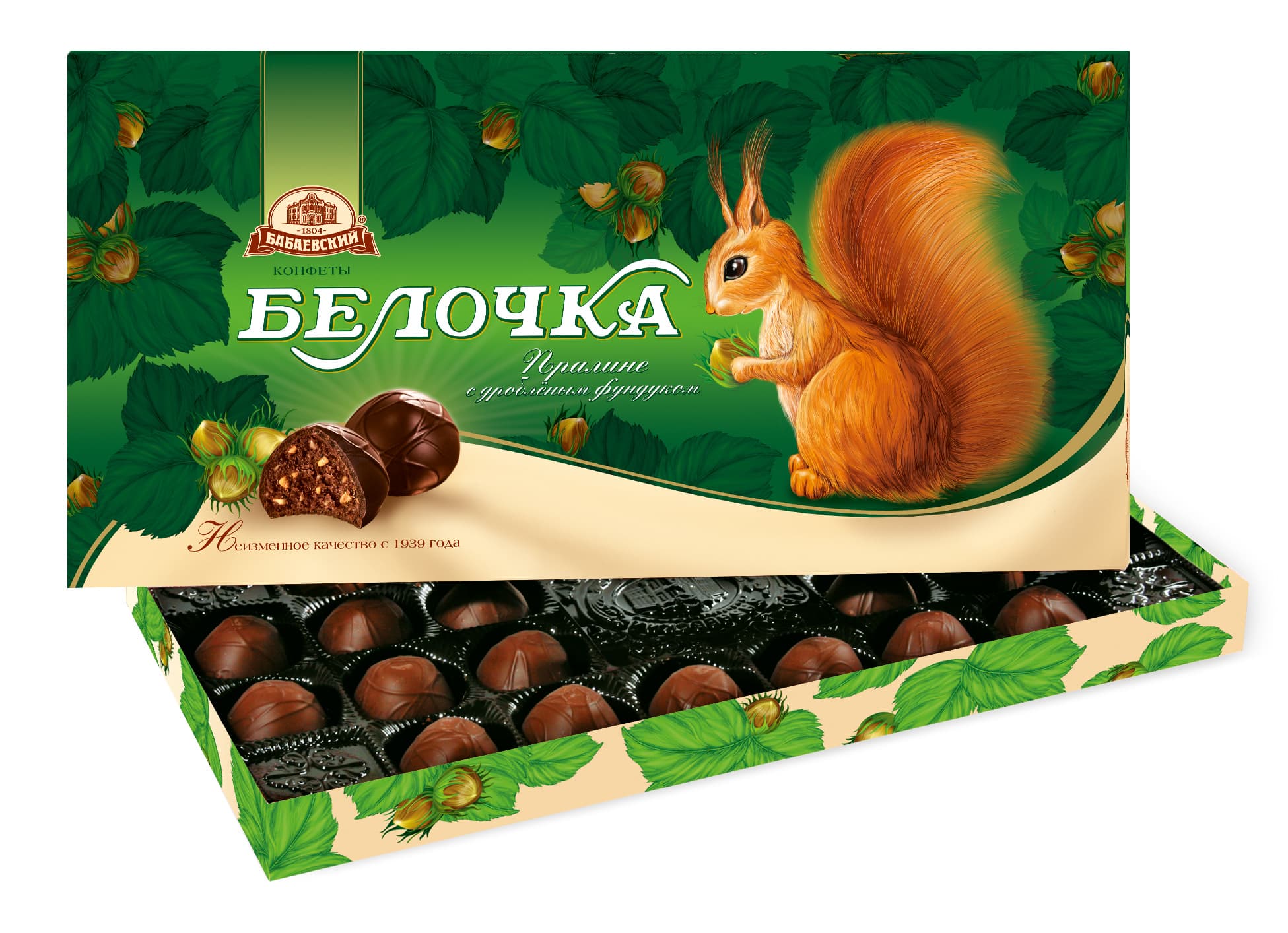Конфеты Белочка в/с вес БАБ