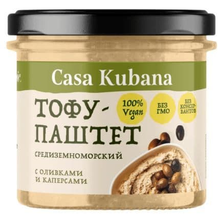 Паштет-тофу средиземноморский Каса Кубана 90г СиЭкоФудс