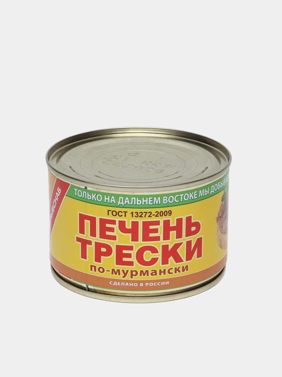 Печень трески по-мурмански 240г Примрыбснаб