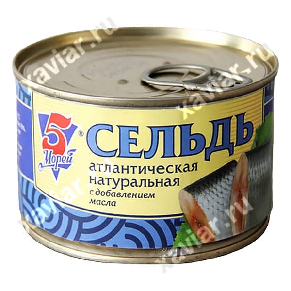 Сельдь с доб.масла  250г с/к Пять Морей