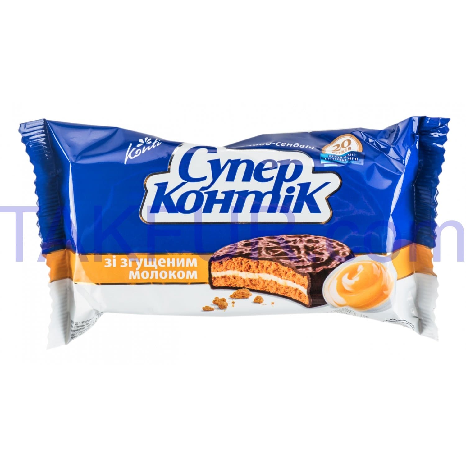 Печенье Супер-Контик со сгущ.молоком 100г Конти