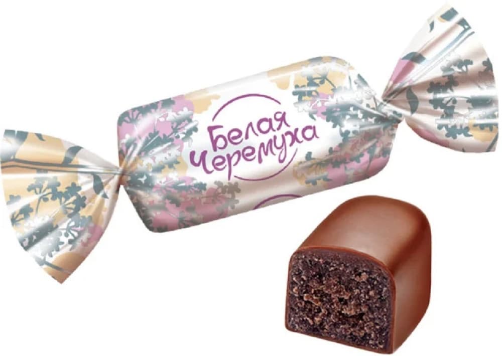 Конфеты Белая черемуха вес Яшкино