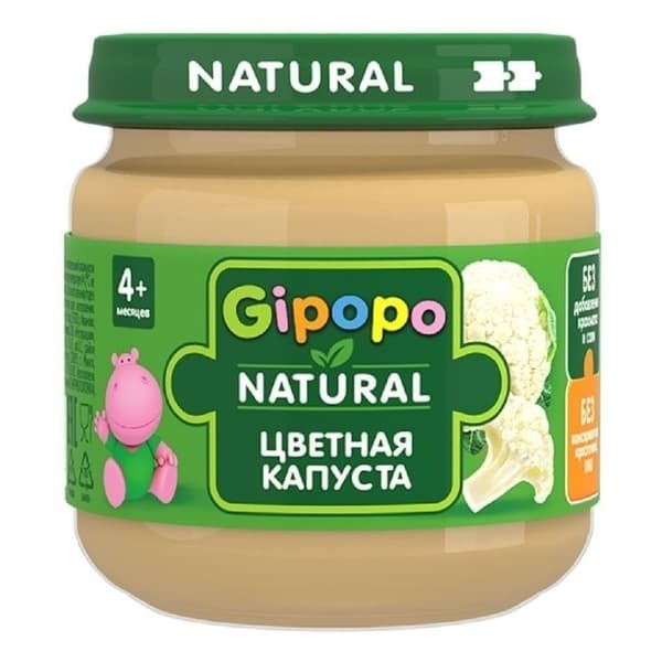 Пюре Гипопо цветная капуста 80г Черноголовка