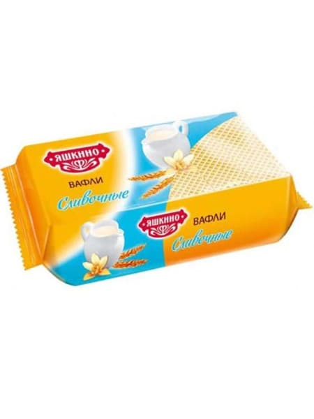 Вафли Сливочные вес Яшкино