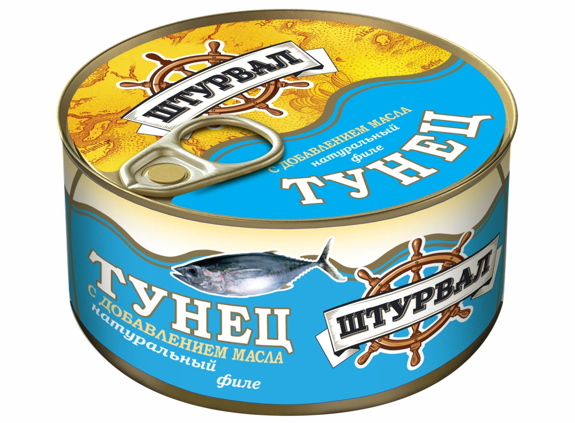 Тунец филе рубленное в масле 185г Акватория