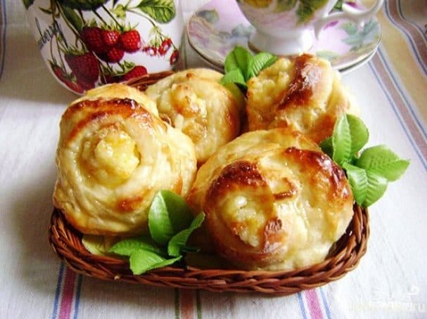 Сдоба с творогом в/с 80г Армхлеб