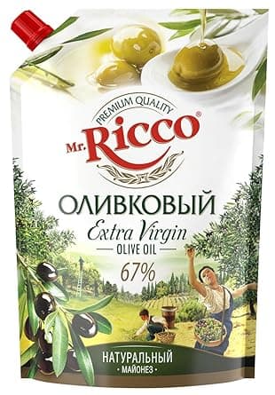 Майонез М.Рикко 67% 400мл Оливковый д/п*22