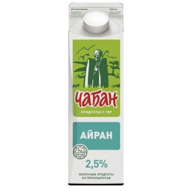 Айран  2,5% 900гр п/п Чабан БЗМЖ