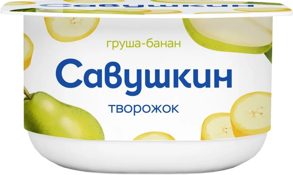 Паста творожная груша-банан 3,5% 120г