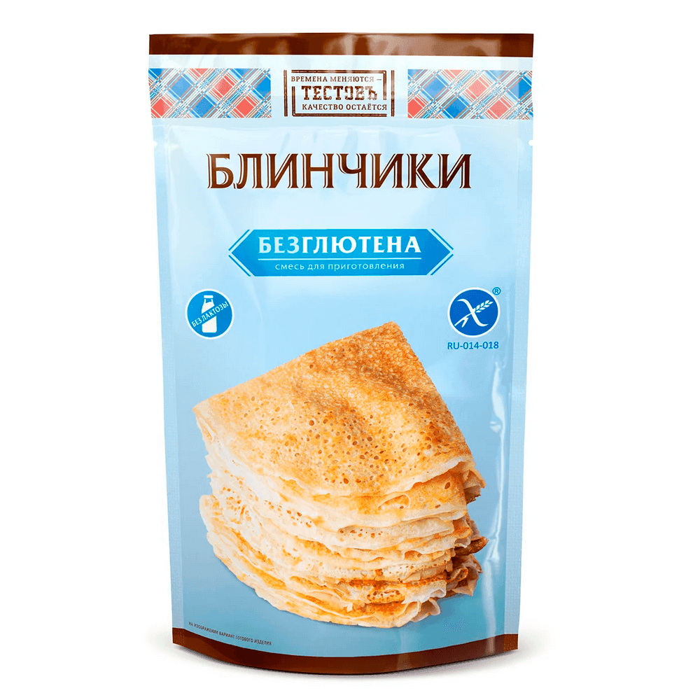 Смесь Блинчики без глютена 250г Тестовъ