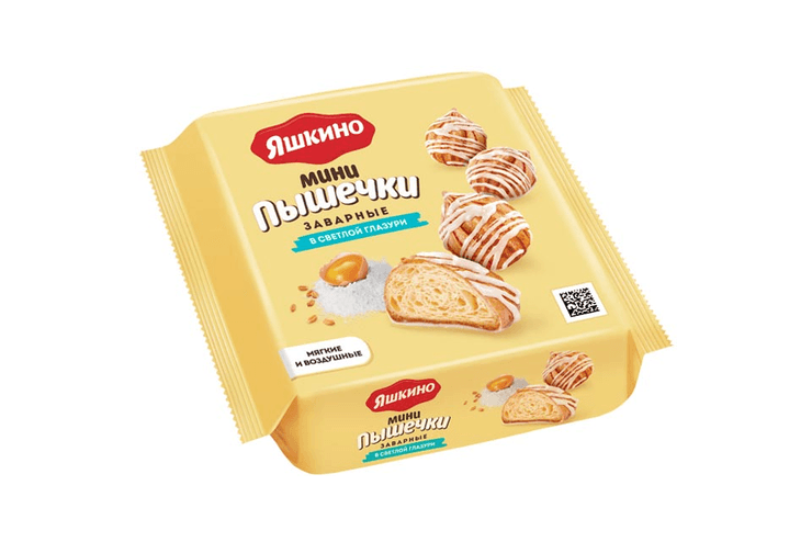 Пышечки-Мини заварные в бел глаз. 240г КДВ