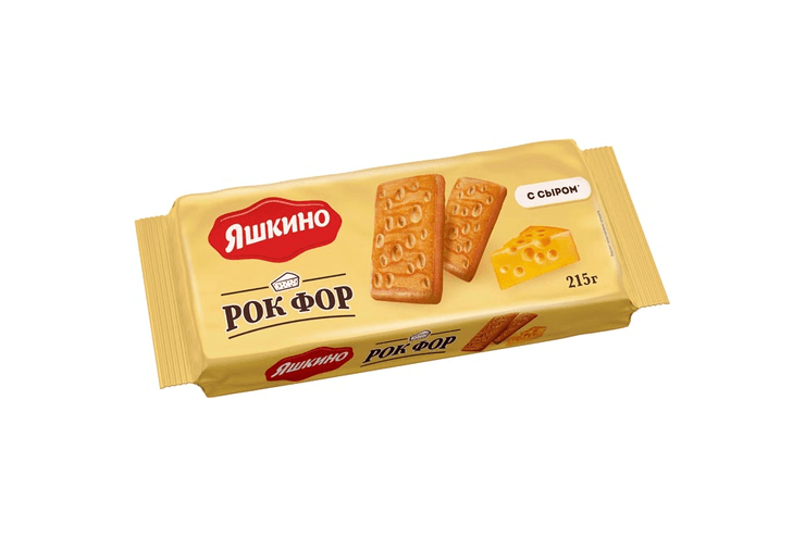 Печенье Рок Фор сахарное 215г Яшкино