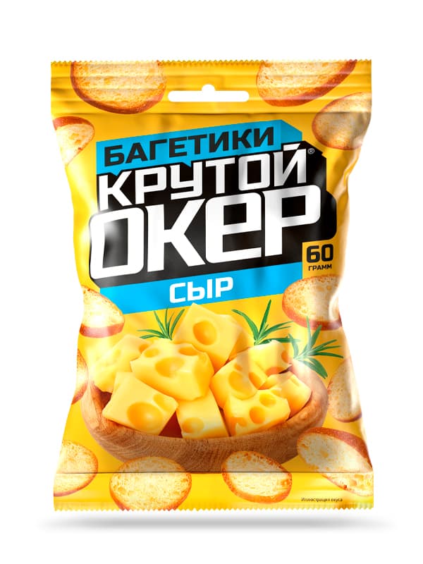 Багетики Крутой Окер 60г со вкусом Сыра