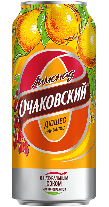 Напиток безалк. Дюшес Барбарис 0,45л ж/б Очаково