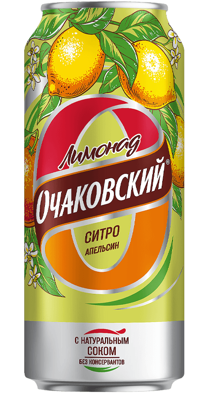 Напиток безалк. Ситро Апельсин 0,45л ж/б Очаково