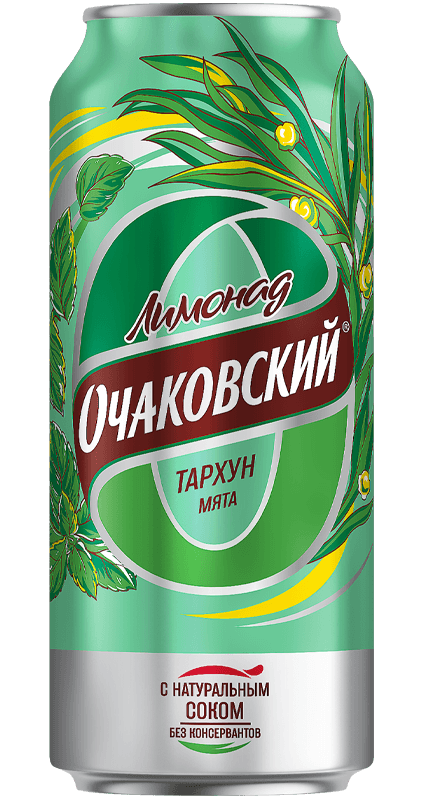 Напиток безалк. Тархун Мята 0,45л ж/б Очаково