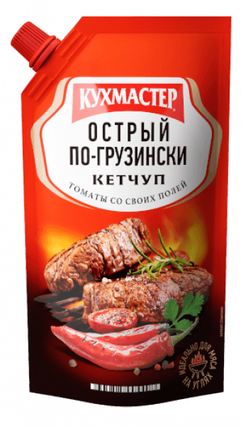 Кетчуп Острый по-грузински 260г д/п Кухмастер*20