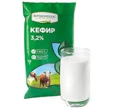 Кефир 900г 3,2% пленка Агрокомплекс