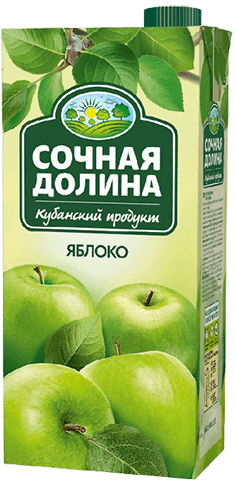 Нектар Сочная долина яблоко 0,95л