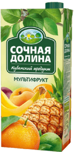 Нектар Сочная долина мультифрукт 0,95л