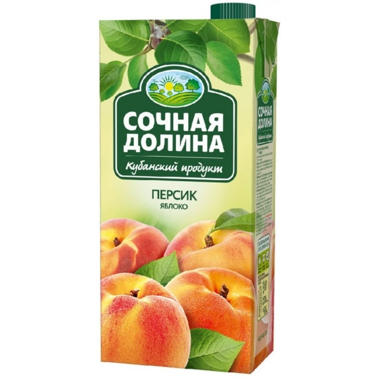 Нектар Сочная долина персик-яблоко 0,95л