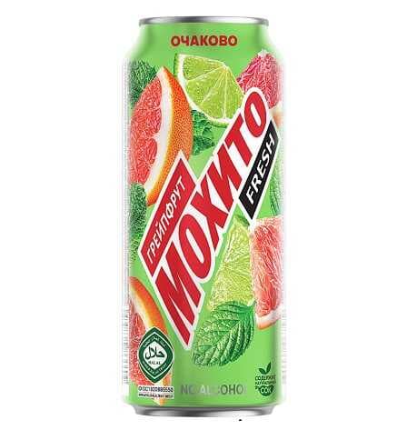 Газ.вода Коктейль Мохито Грейпфрут 0,45л ж/б Очаково